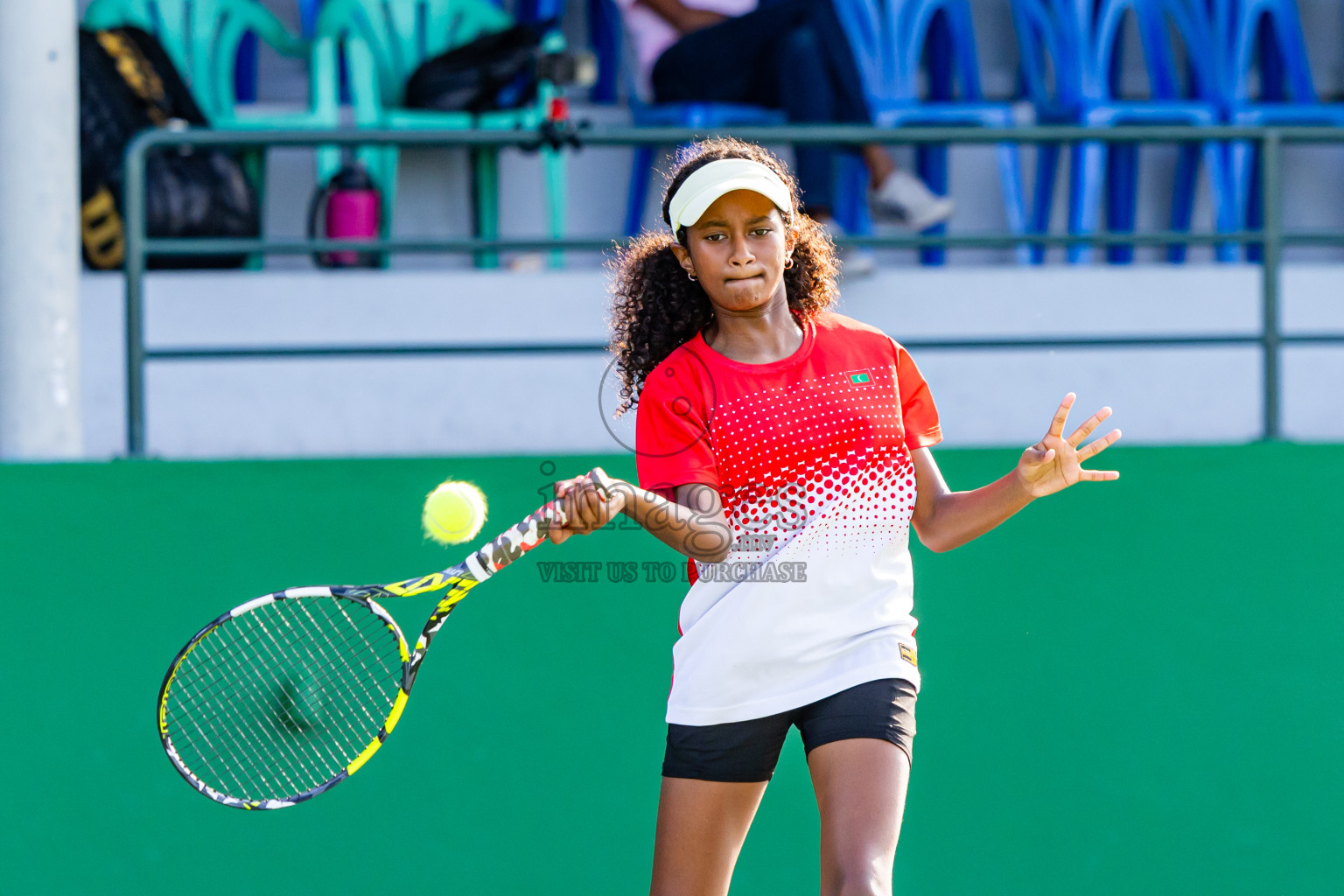 Day 2 of ATF Maldives Junior Open Tennis was held in Male' Tennis Court, Male', Maldives on Tuesday, 10th December 2024. Photos: Nausham Waheed / images.mv