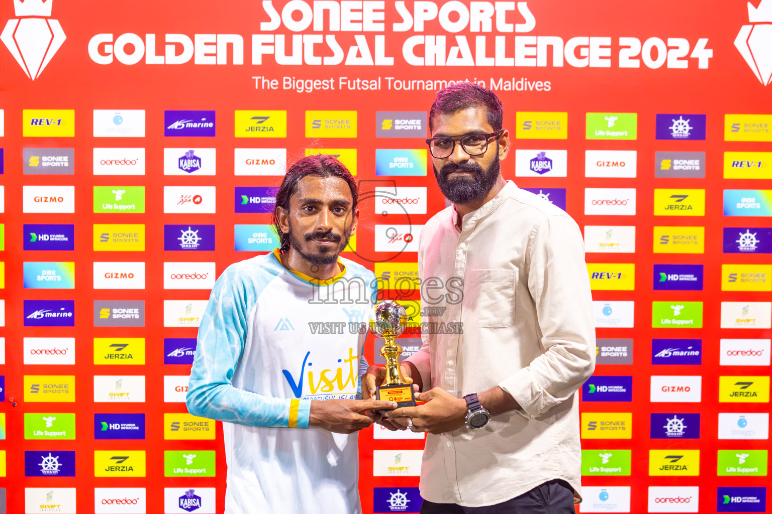 K Maafushi vs K Gulhi in Day 22 of Golden Futsal Challenge 2024 was held on Monday , 5th February 2024 in Hulhumale', Maldives
Photos: Ismail Thoriq / images.mv