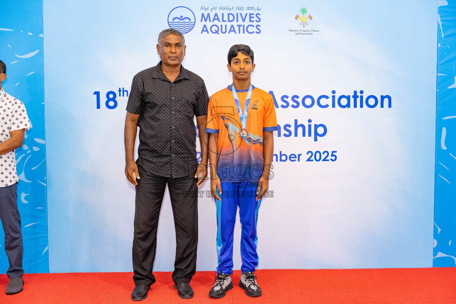 18th Swimming Association Championship 2025, Closing Ceremony was held on Saturday, 29th November 2025 at Swimming Track Hulhumale', Maldives. Photos: Areef Adam / images.mv