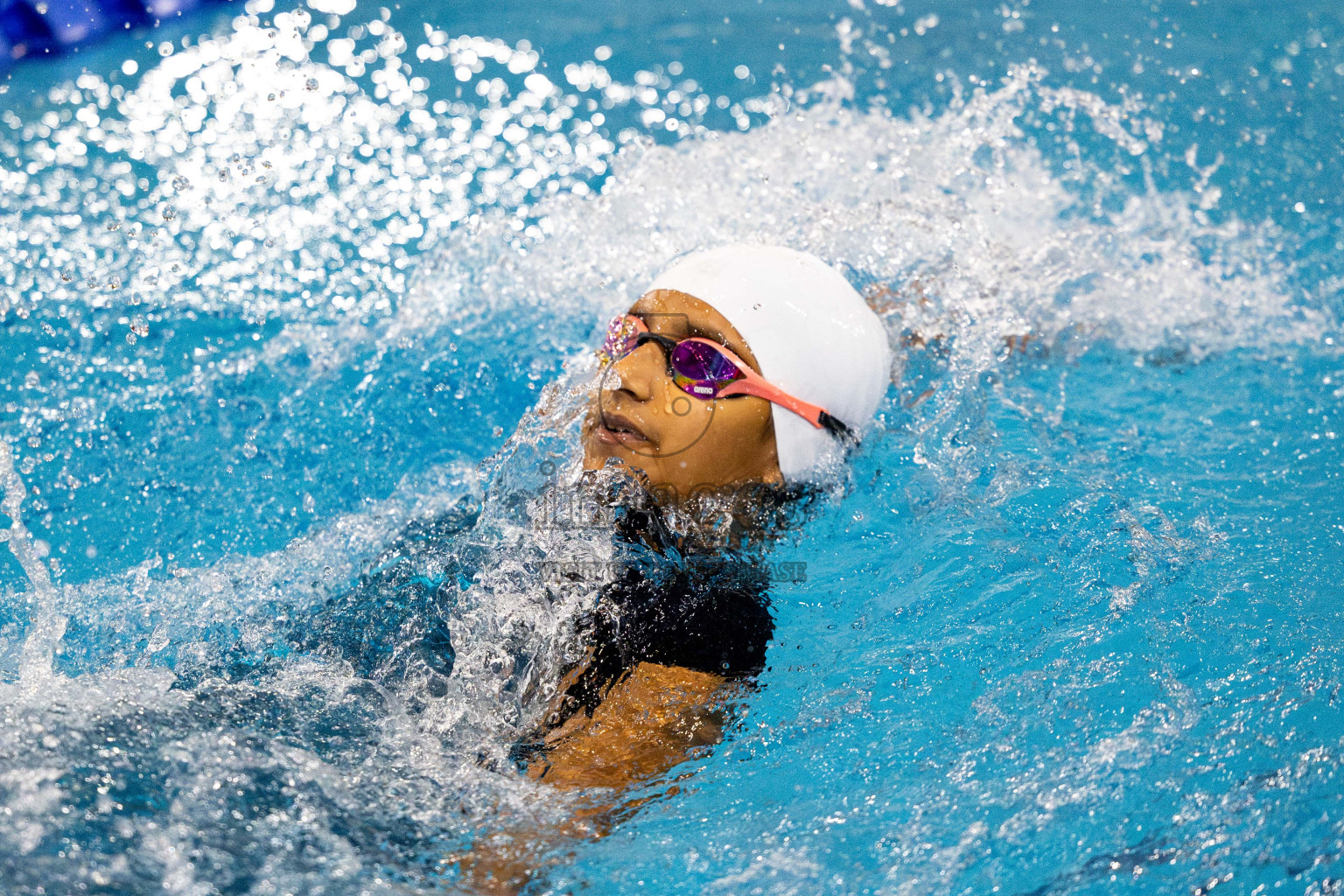 Day 6 of National Swimming Competition 2024 held in Hulhumale', Maldives on Wednesday, 18th December 2024. Photos: Mohamed Mahfooz Moosa / images.mv