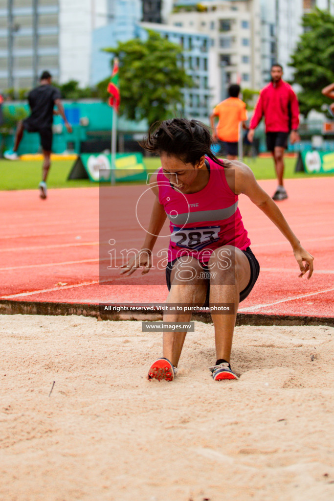 Day 2 of National Athletics Championship 2023 was held in Ekuveni Track at Male', Maldives on Friday, 24th November 2023. Photos: Hassan Simah / images.mv