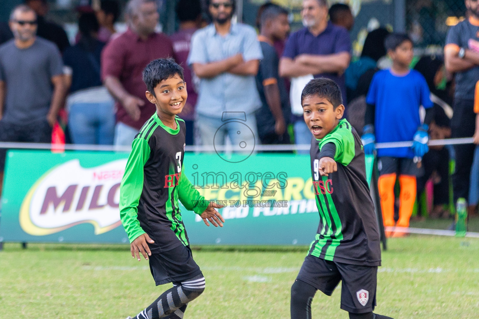 Day 2 of MILO Academy Championship 2025 was held on Friday, 14th February 2025 in Henveiru Stadium.
Photos: Mohamed Mahfooz Moosa / Images.mv