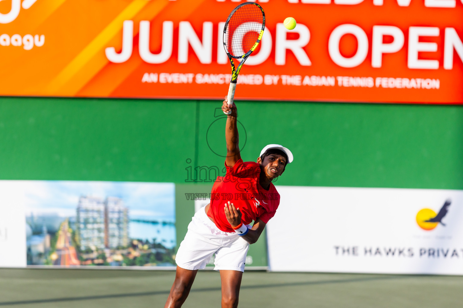 Day 2 of ATF Maldives Junior Open Tennis was held in Male' Tennis Court, Male', Maldives on Tuesday, 10th December 2024. Photos: Nausham Waheed / images.mv