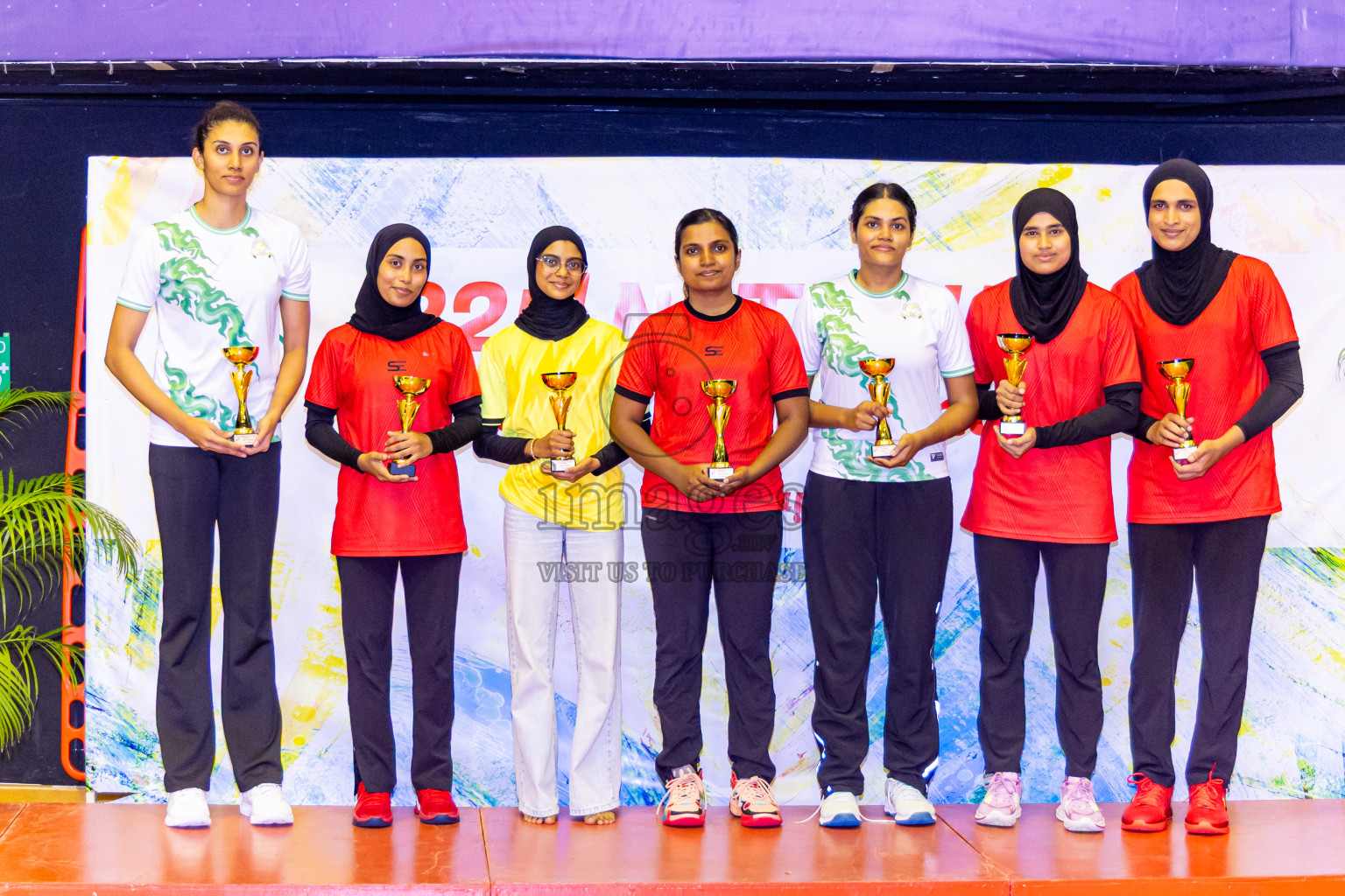 Closing ceremony of National Netball Tournament 2025 held in Social Center at Male', Maldives on Thursday, 29th May 2025. Photos: Nausham Waheed / images.mv