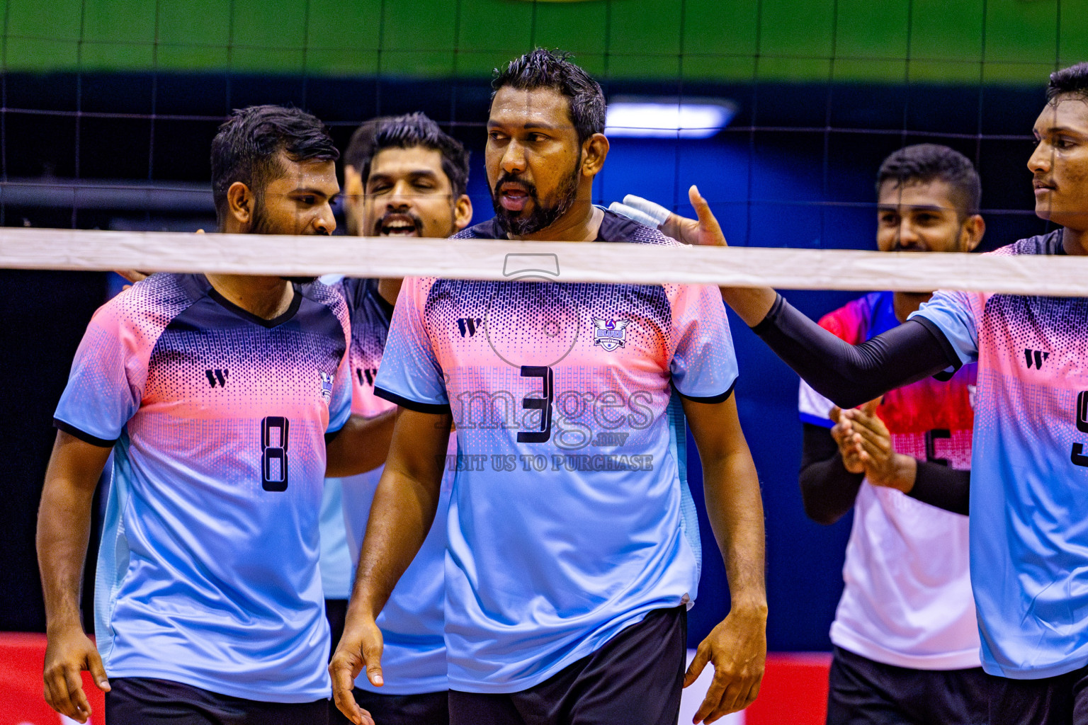 Sports Club City vs Blues for Volleyball in Day 2 of MILO VAM Cup 2024 Men's Division was held in Social Center Indoor Hall on Tuesday, 29th October 2024. Photos: Nausham Waheed / images.mv