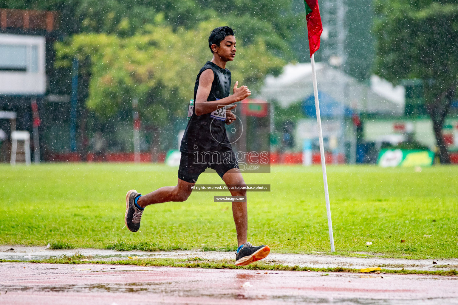 Day 2 of National Athletics Championship 2023 was held in Ekuveni Track at Male', Maldives on Friday, 24th November 2023. Photos: Hassan Simah / images.mv