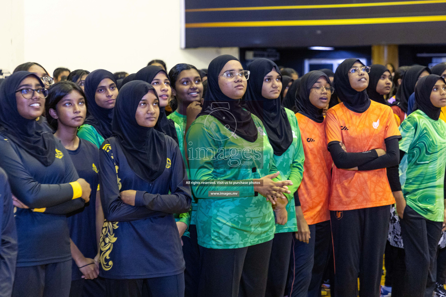 Final of 24th Interschool Netball Tournament 2023 was held in Social Center, Male', Maldives on 7th November 2023. Photos: Nausham Waheed / images.mv