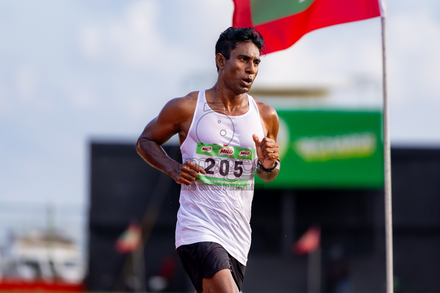 Day 1 of National Athletics Championship 2025 was held at Ekuveni Running Ground in Male', Maldives on Thursday, 14th August 2025. Photos: Nausham Waheed / images.mv