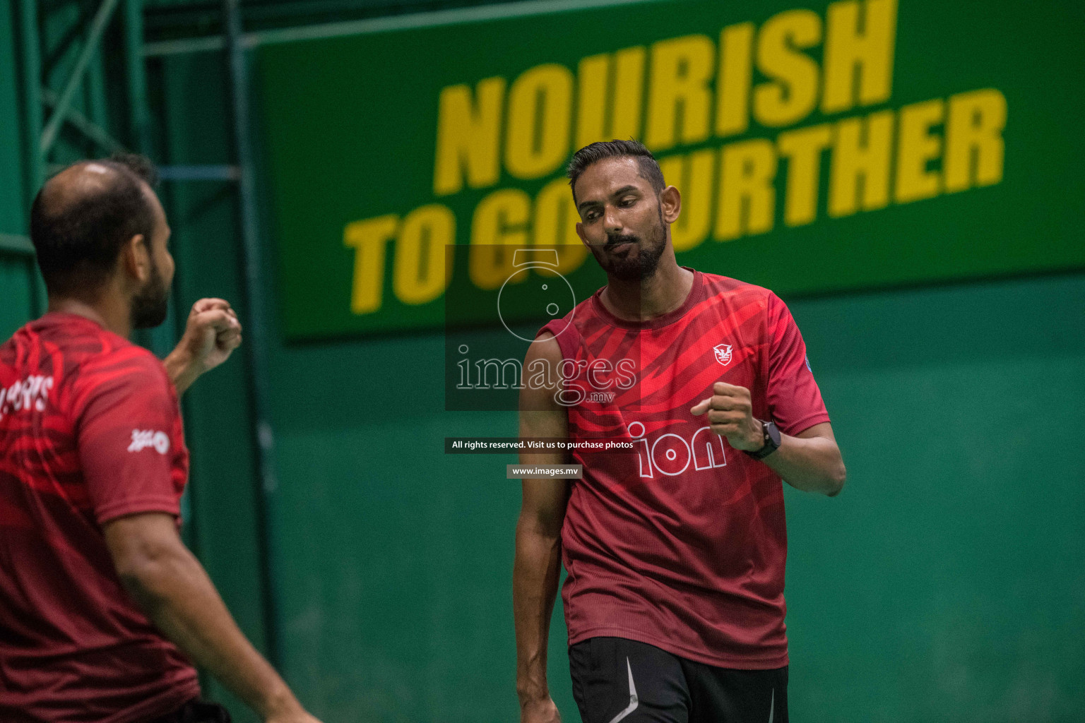 Final of Badminton association mixed group championship 2021 held in Male', Maldives Photos by Nausham Waheed