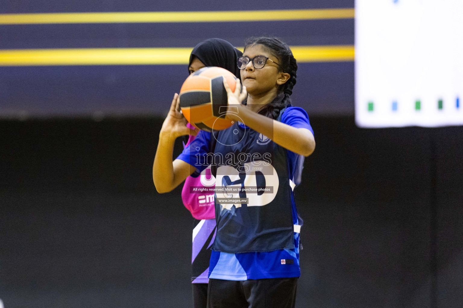 Day 10 of 24th Interschool Netball Tournament 2023 was held in Social Center, Male', Maldives on 5th November 2023. Photos: Nausham Waheed / images.mv