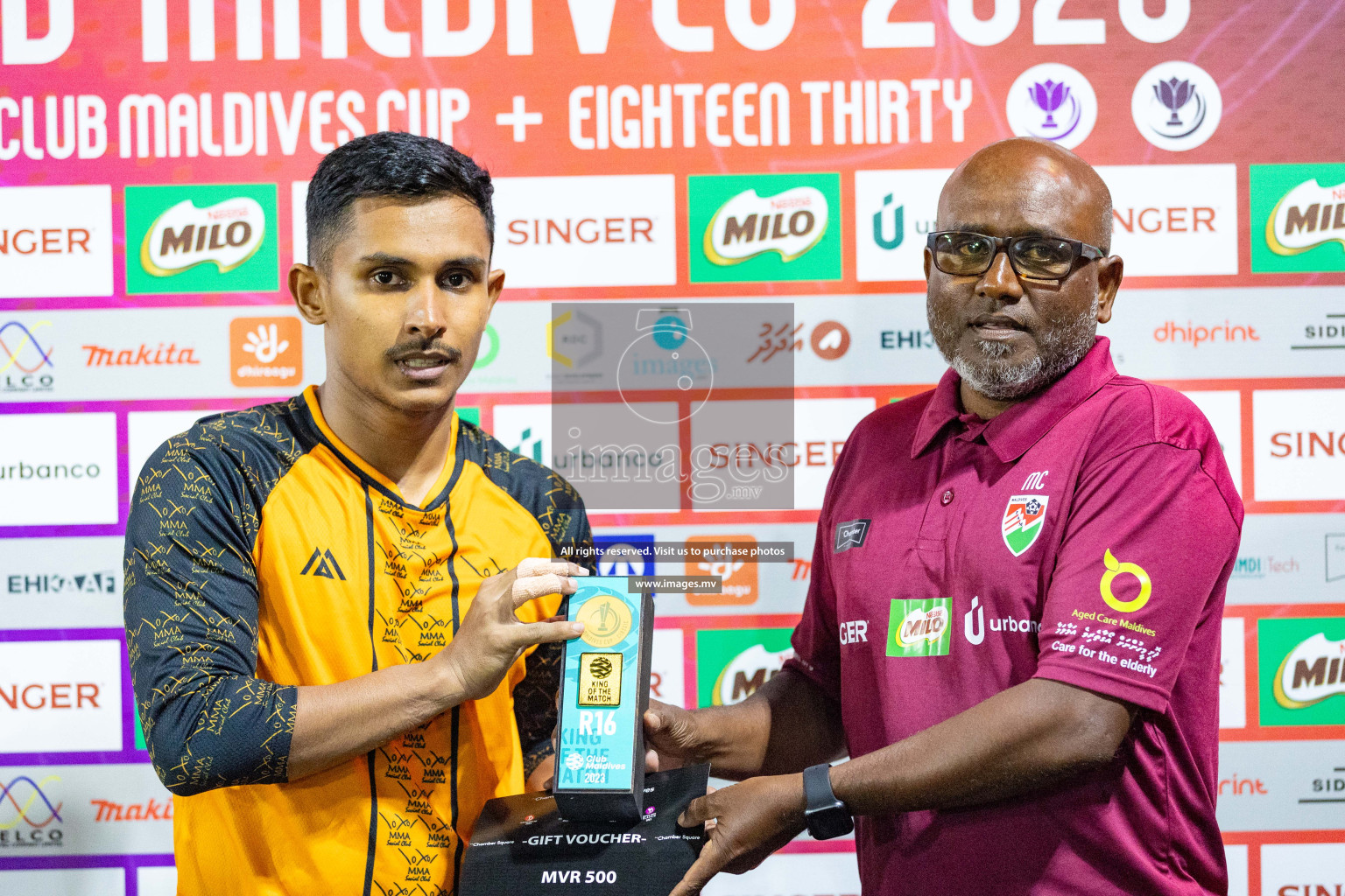 MMA vs Team Badhahi in Club Maldives Cup Classic 2023 held in Hulhumale, Maldives, on Sunday, 06th August 2023 Photos: Nausham Waheed / images.mv