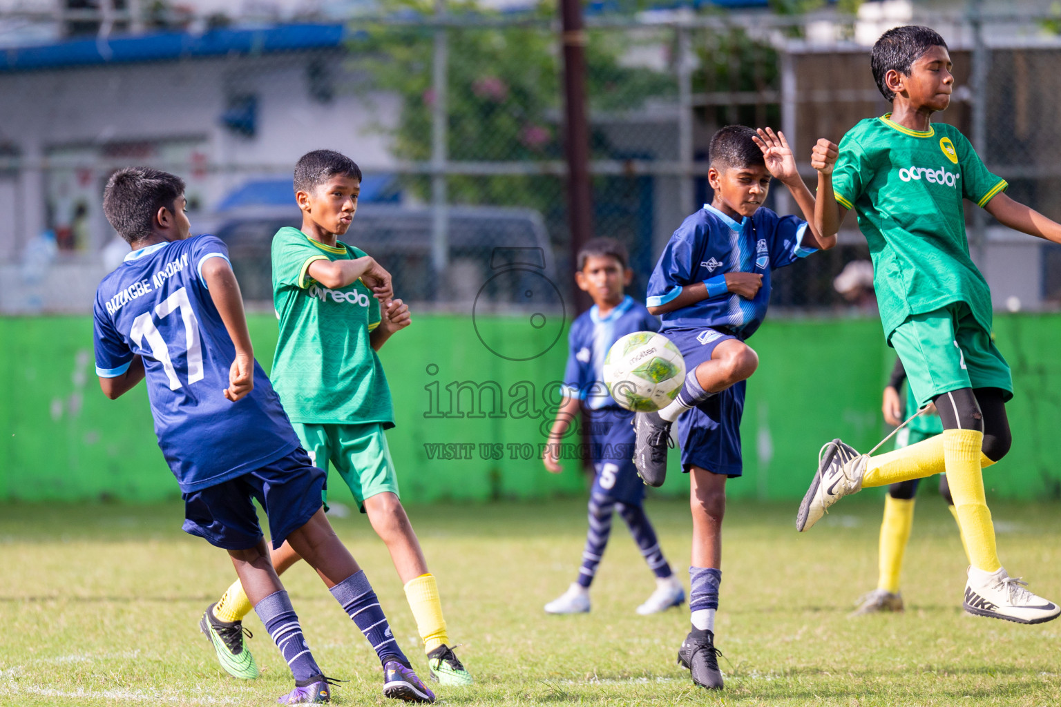 Day 1 of MILO Academy Championship 2024 - U12 was held at Henveiru Grounds in Male', Maldives on Thursday, 4th July 2024. 
Photos: Ismail Thoriq / images.mv