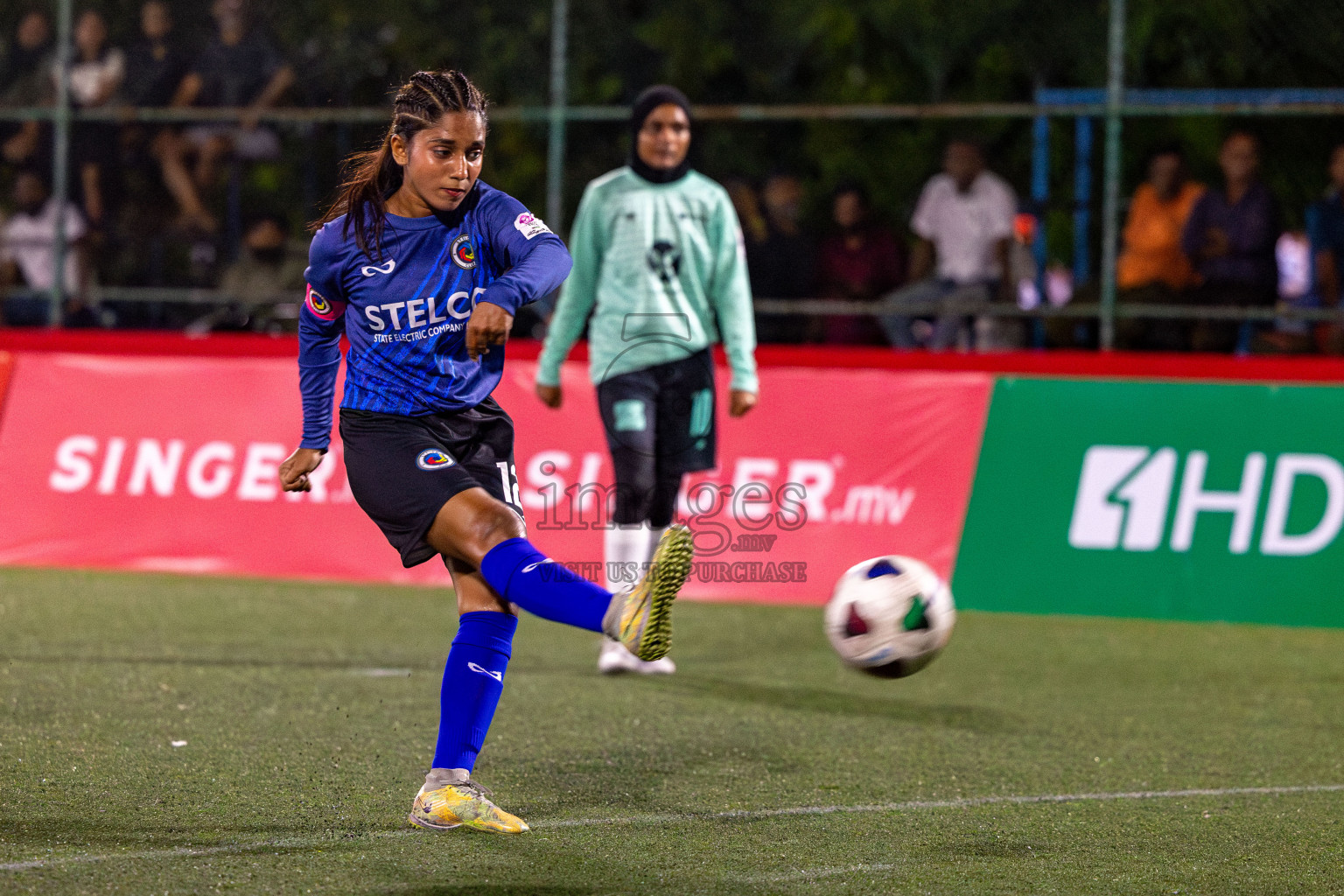 STELCO RECREATION CLUB vs TEAM DHARUMAVANTHA in Eighteen Thirty 2024 held in Rehendi Futsal Ground, Hulhumale', Maldives on Thursday, 5th September 2024. 
Photos: Hassan Simah / images.mv