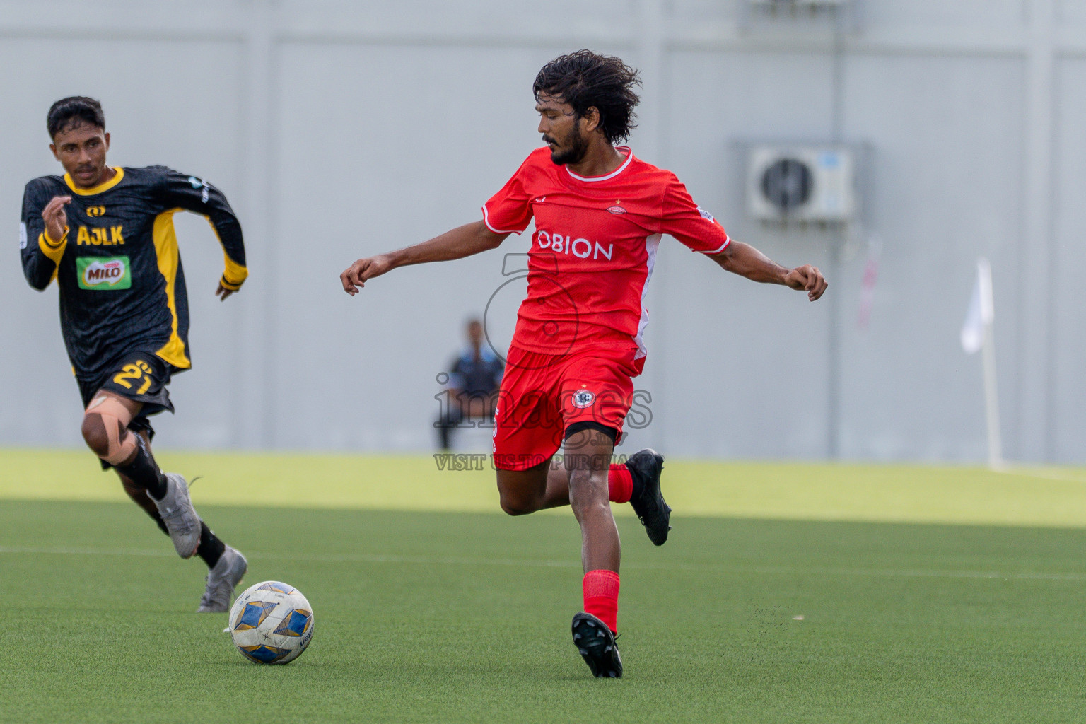 CC Sports Club VS Aajeelakah Eydhafushi FA in Day 6 of Eydhafushi Cup 2025 held in Eydhafushi Football Stadium at B. Eydhafushi, Maldives on Wednesday, 10th September 2025. Photos: Arif Rasheed / images.mv