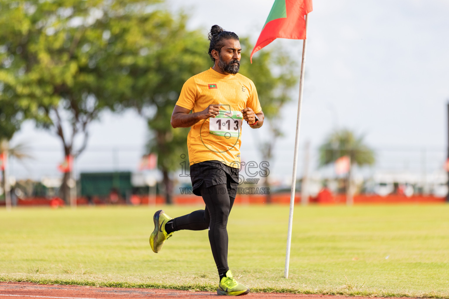 Day 1 of National Athletics Championship 2025 was held at Ekuveni Running Ground in Male', Maldives on Thursday, 14th August 2025. Photos: Areef Adam / images.mv