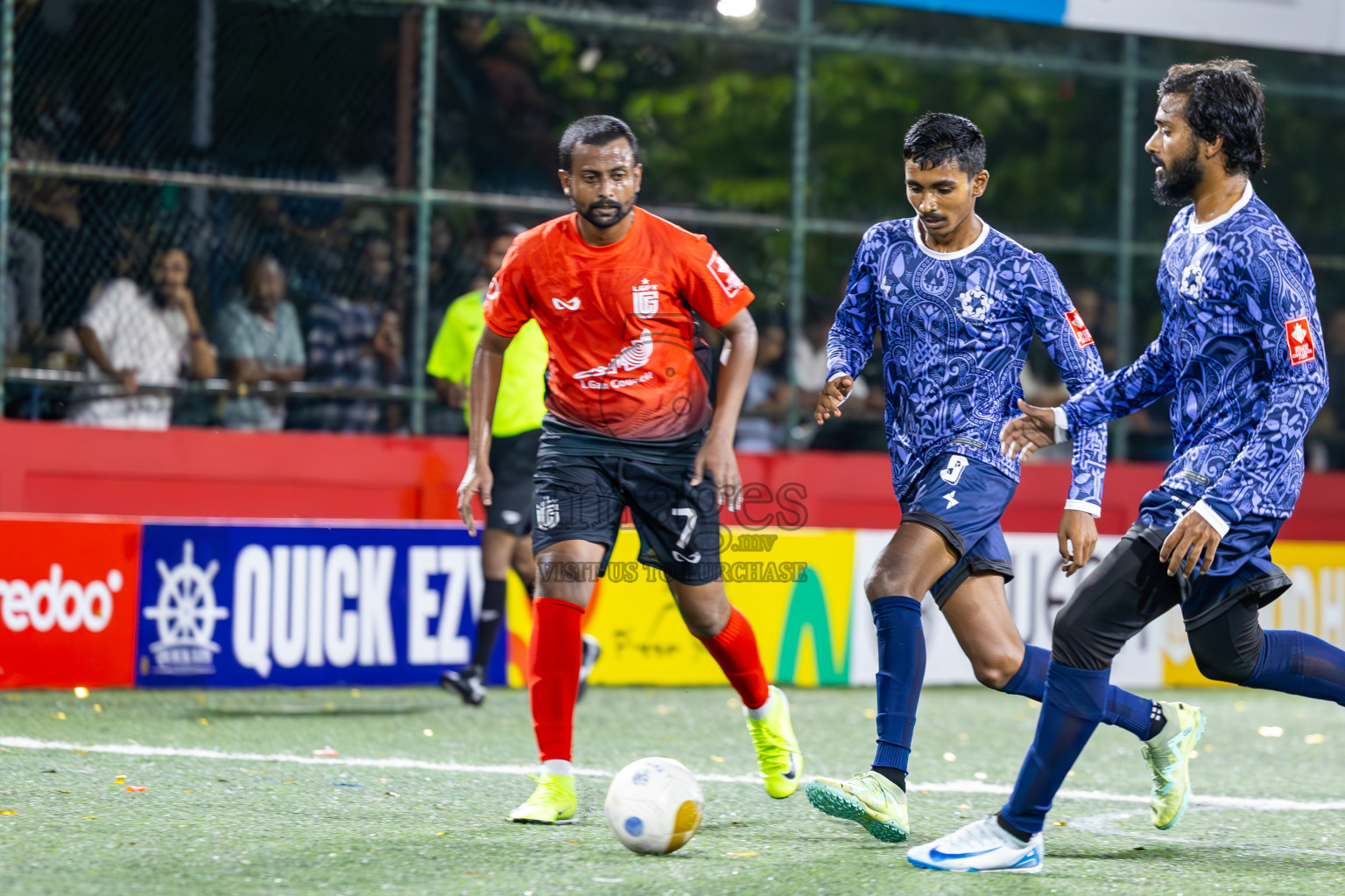 L Gan vs L Mundoo in Atoll Round Semi-Final on Day 22 of Golden Futsal Challenge 2025 was held on Sunday , 26th January 2025, in Hulhumale', Maldives.
Photos: Ismail Thoriq / images.mv