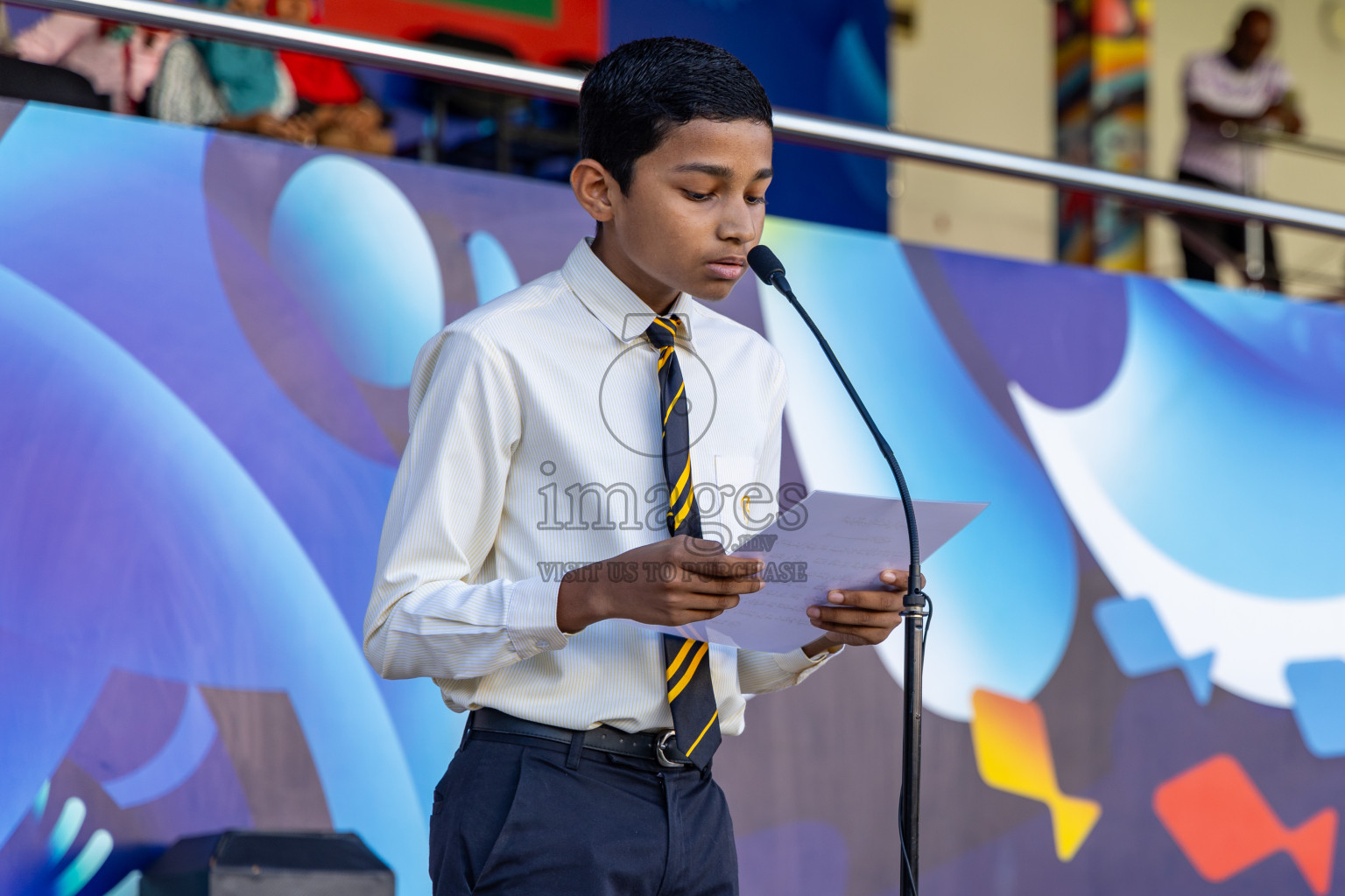 Day 1 of MILO Kids Football Fiesta was held at National Stadium in Male', Maldives on Friday, 23rd February 2024. Photos: Hassan Simah / images.mv