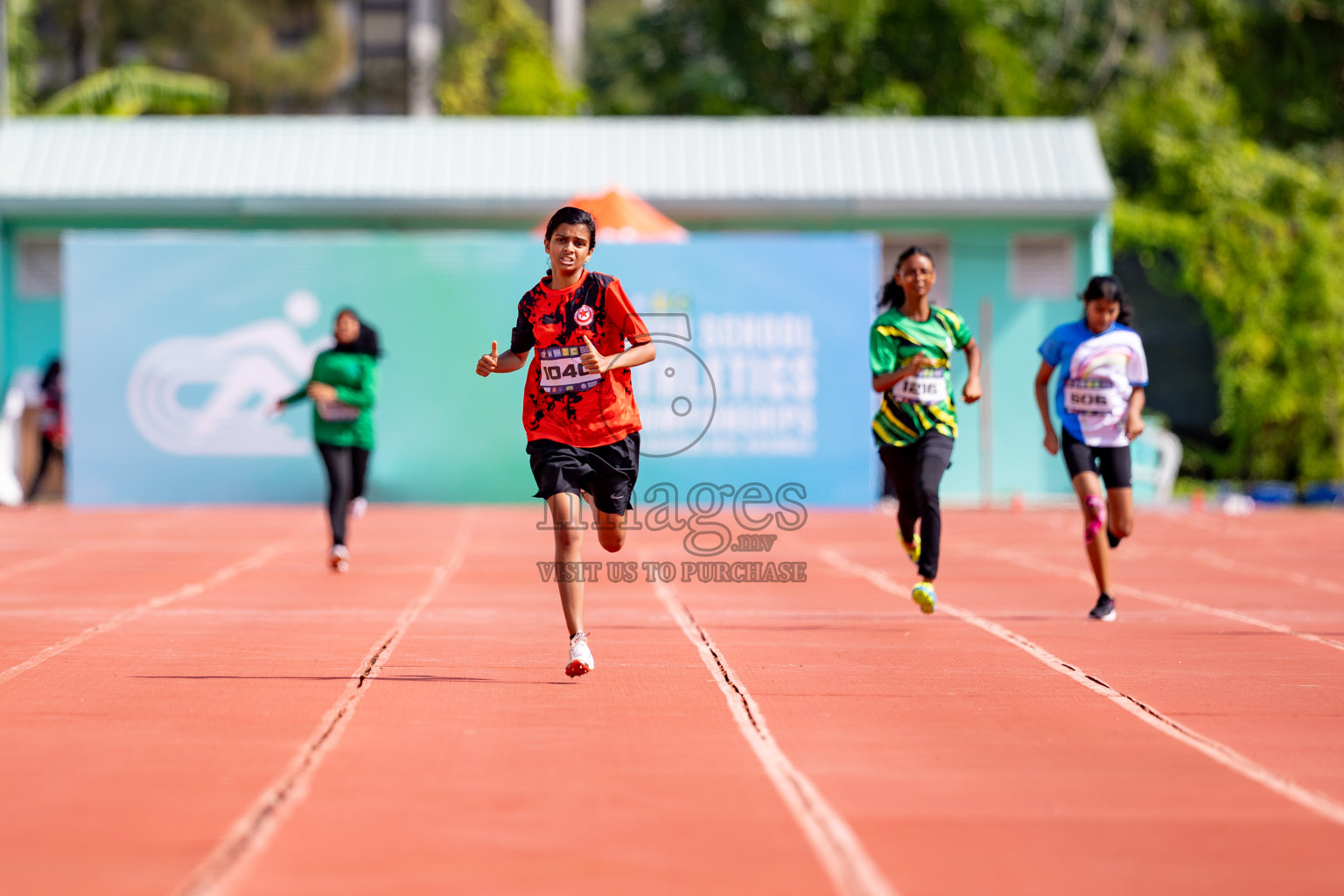 Day 3 of MWSC Interschool Athletics Championships 2024 held in Hulhumale Running Track, Hulhumale, Maldives on Monday, 11th November 2024. 
Photos by: Hassan Simah / Images.mv