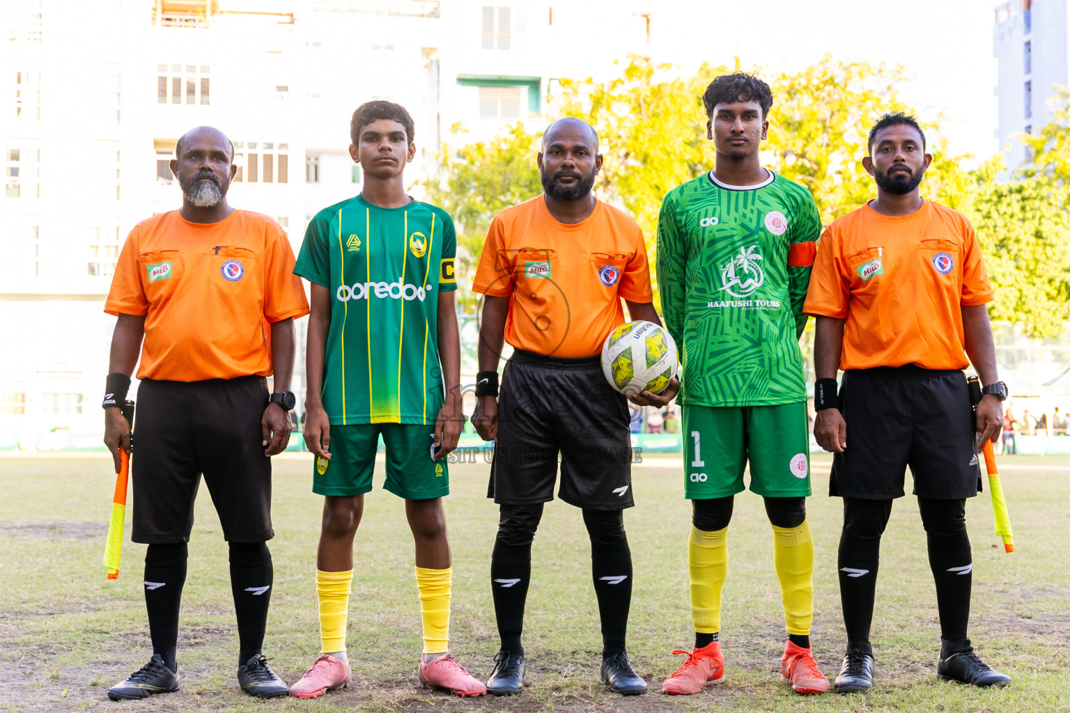 Day 5 of MILO Academy Championship 2025 (U14) was held on Monday, 3rd November 2025 at Henveiru Football Grounds, Male', Maldives . Photos: Nausham Waheed / images.mv