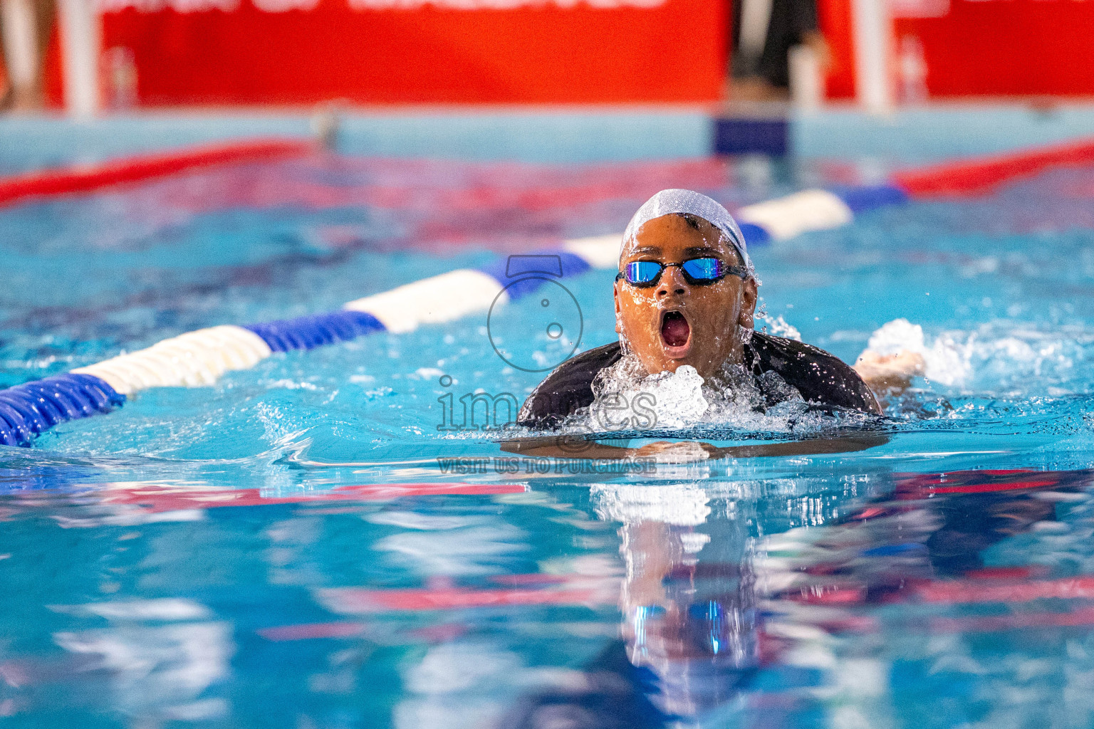 Day 4 of 20th Inter-school Swimming Competition 2024 held in Hulhumale', Maldives on Tuesday, 15th October 2024. Photos: Ismail Thoriq / images.mv