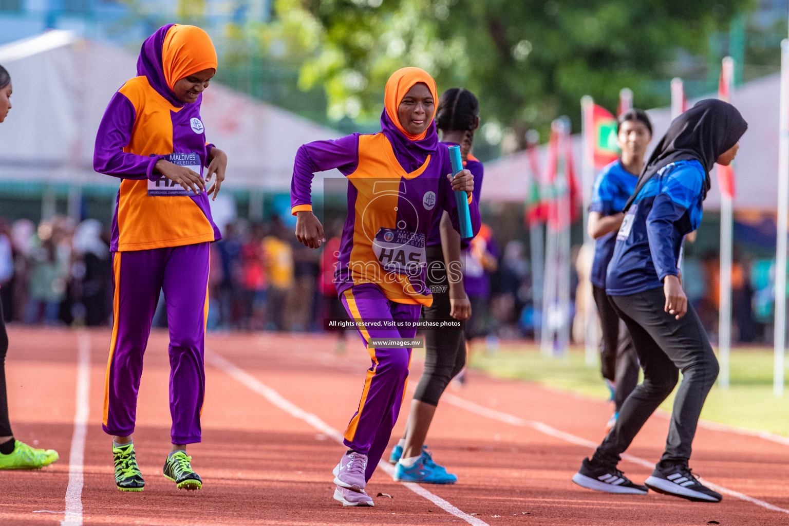 Day 3 of Inter-School Athletics Championship held in Male', Maldives on 25th May 2022. Photos by: Nausham Waheed / images.mv