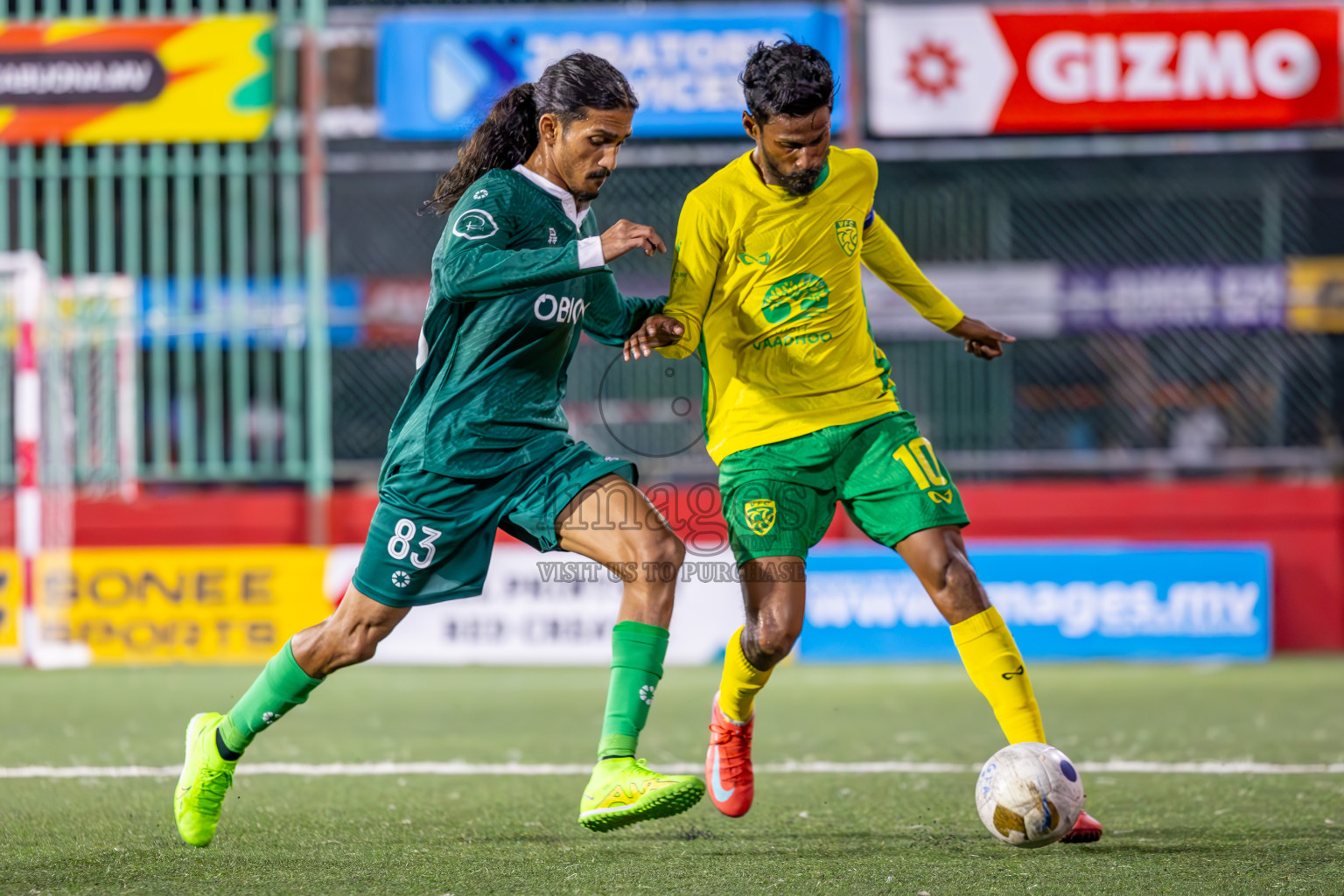 Dhandimagu vs GDh Vaadhoo in Zone Round on Day 28 of Golden Futsal Challenge 2025 was held on Saturday , 1st February 2025, in Hulhumale', Maldives. Photos: Ismail Thoriq / images.mv