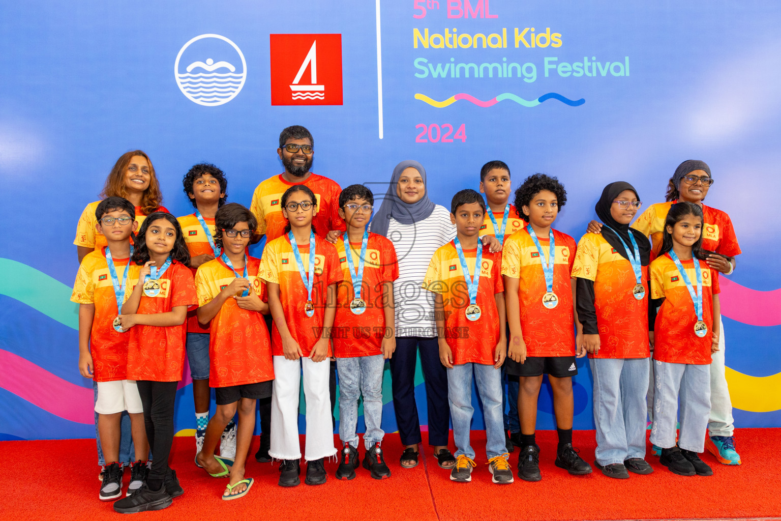 Closing of BML 5th National Swimming Kids Festival 2024 held in Hulhumale', Maldives on Saturday, 23rd November 2024.
Photos: Ismail Thoriq / images.mv