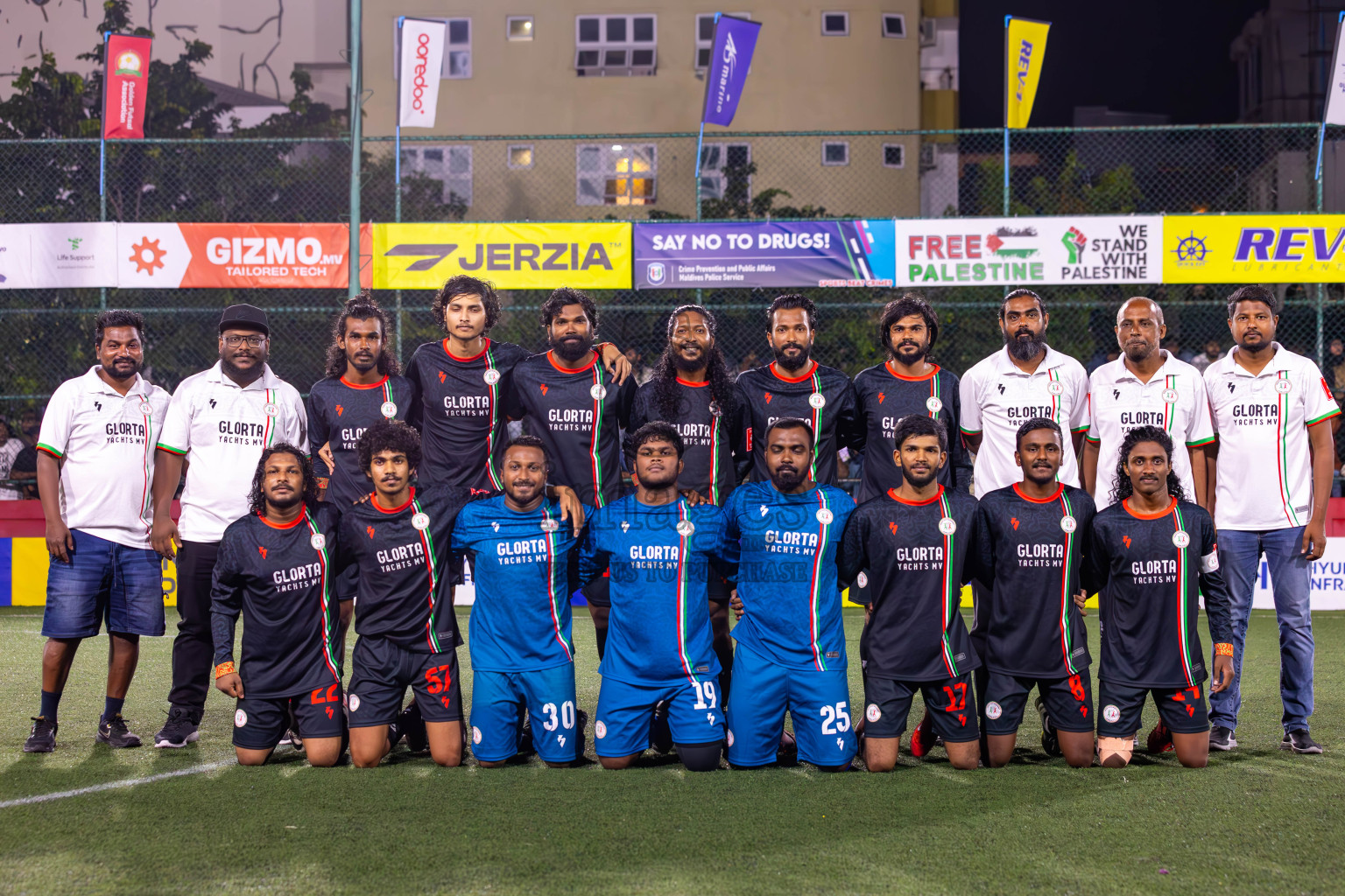 L Isdhoo vs L Hithadhoo in Day 16 of Golden Futsal Challenge 2024 was held on Tuesday, 30th January 2024, in Hulhumale', Maldives Photos: Ismail Thoriq / images.mv