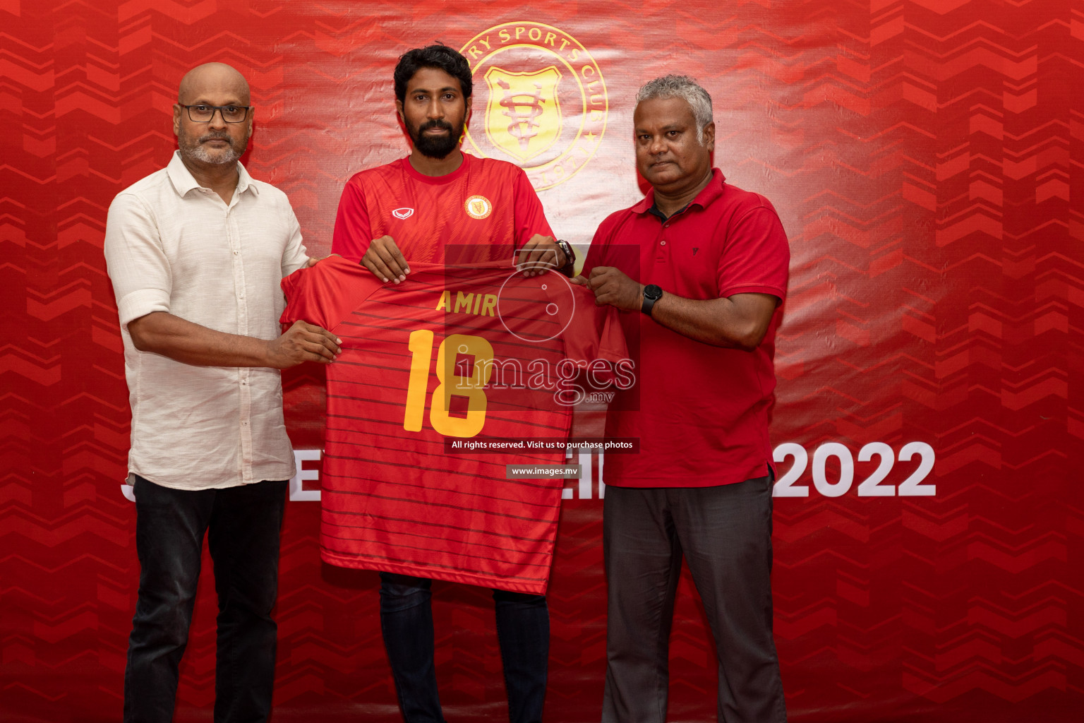 Victory Sports Club Jersey Unveiling 2022 on 14th July 2022, held in Jamaaludheen School Hall, Male', Maldives  Photos: Hassan Simah / Images.mv