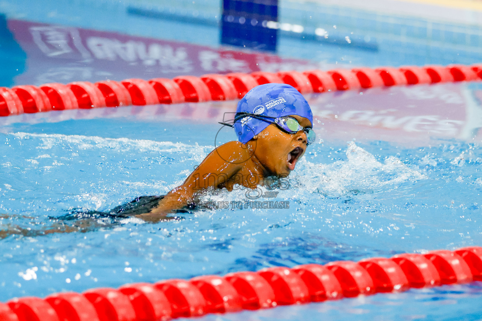 Day 1 of BML 6th National Kids Swimming Kids Festival 2025 held in Hulhumale', Maldives on Monday, 3rd November 2024. Photos: Hassan Simah / images.mv