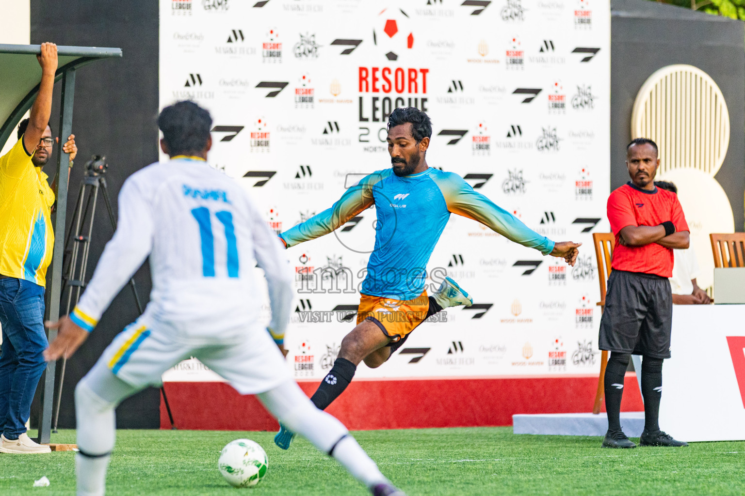 Oblu Sangli vs Joy Island in Resort League 2025 (North Male Zone) day 4 was held on Saturday, 6th September 2025 in One And Only Reethi Rah Maldives Resort, Photos: Areef Adam / images.mv