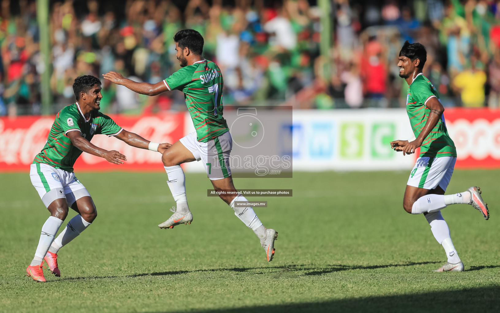 Bangladesh vs Nepal in SAFF Championship 2021 held on 13th October 2021 in Galolhu National Stadium, Male', Maldives