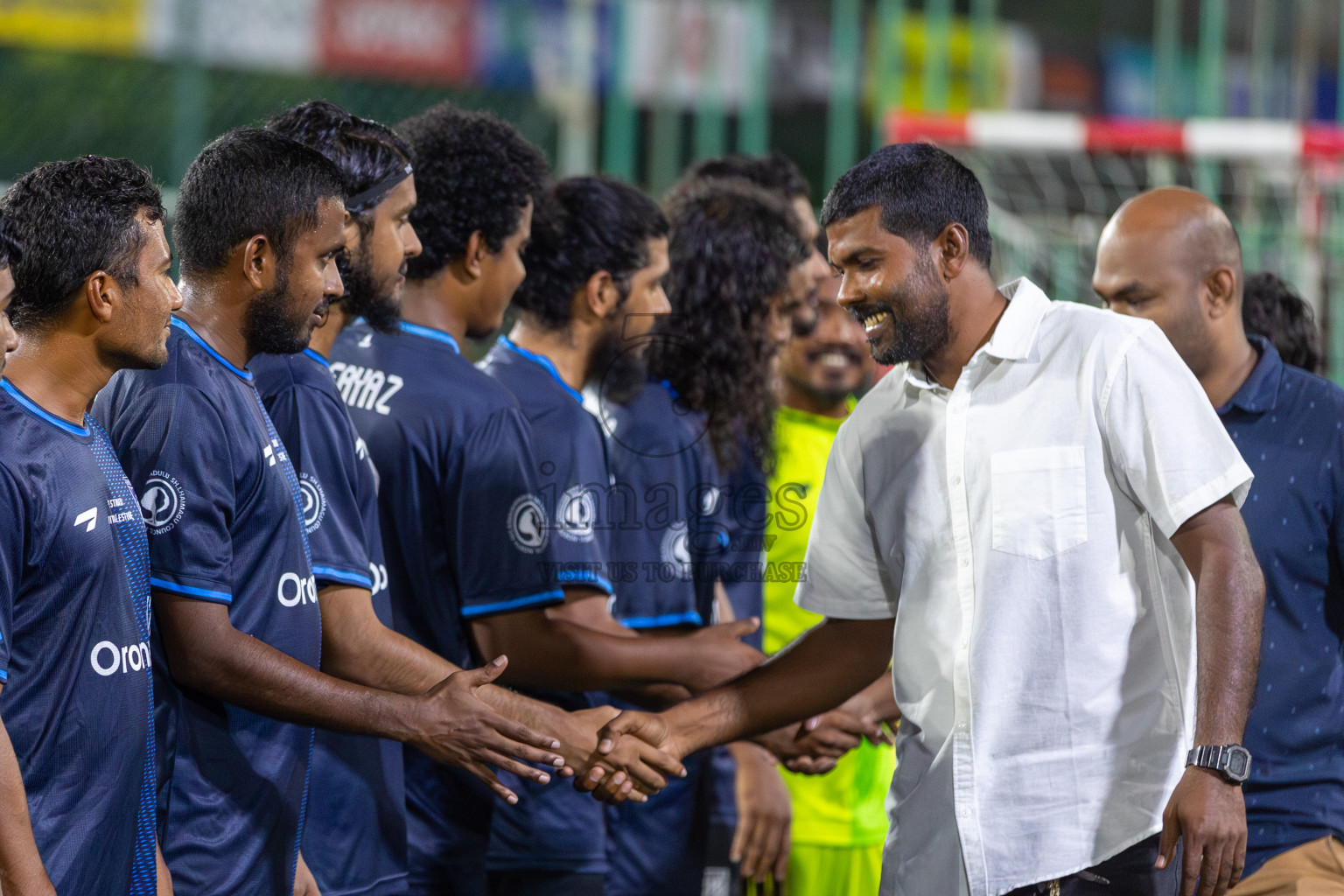 Sh Feydhoo vs Sh Lhaimagu in Day 8 of Golden Futsal Challenge 2024 was held on Monday, 22nd January 2024, in Hulhumale', Maldives Photos: Mohamed Mahfooz Moosa / images.mv