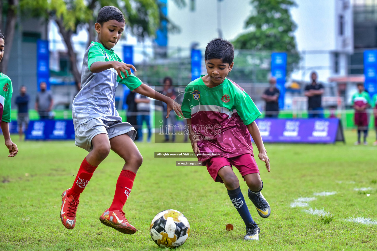 Day 1 of Milo Kids Football Fiesta 2022 was held in Male', Maldives on 19th October 2022. Photos: Nausham Waheed/ images.mv