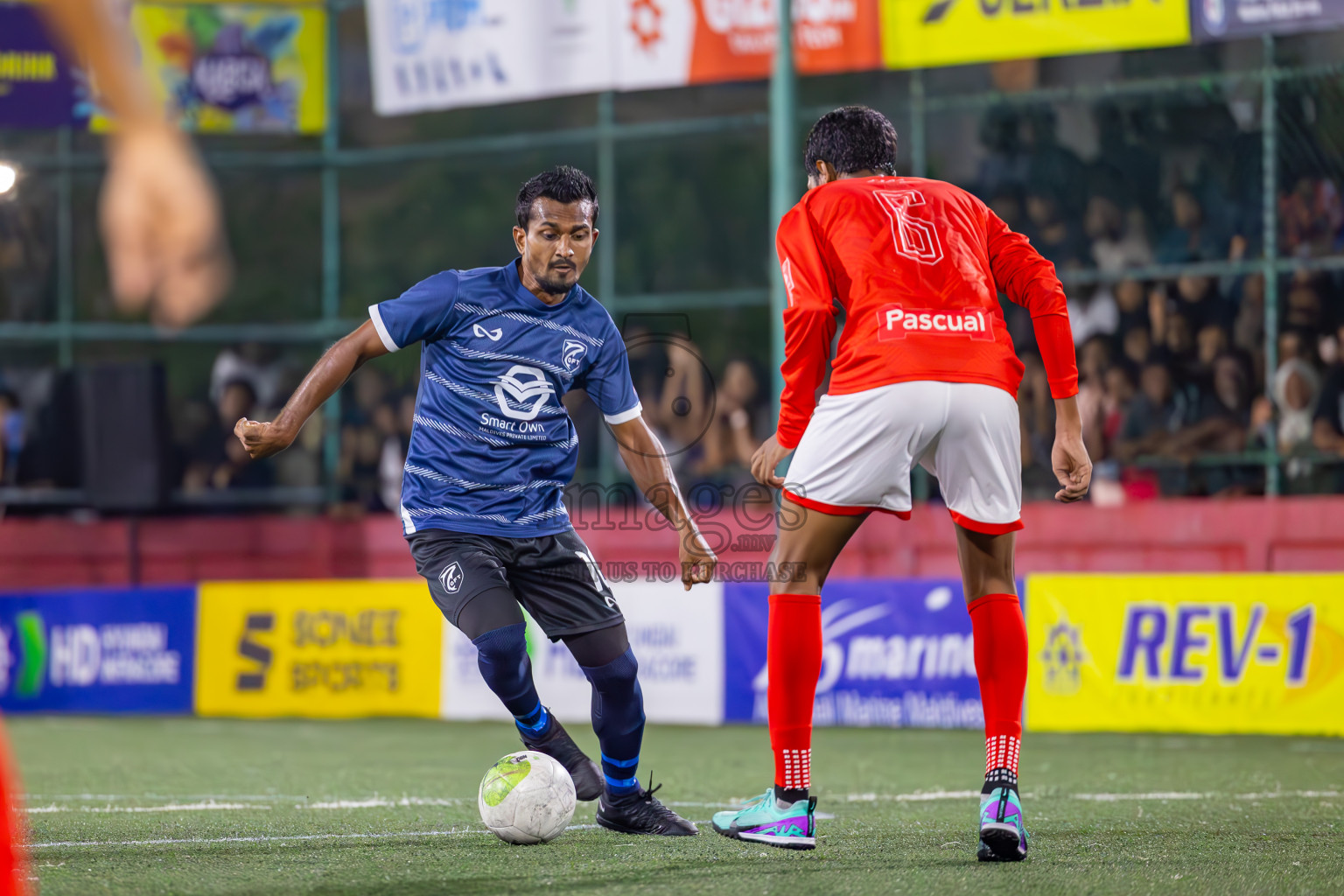 K Gaafaru vs B Eydhafushi in Semi Finals of Golden Futsal Challenge 2024 which was held on Friday, 1st March 2024, in Hulhumale', Maldives.
Photos: Ismail Thoriq / images.mv