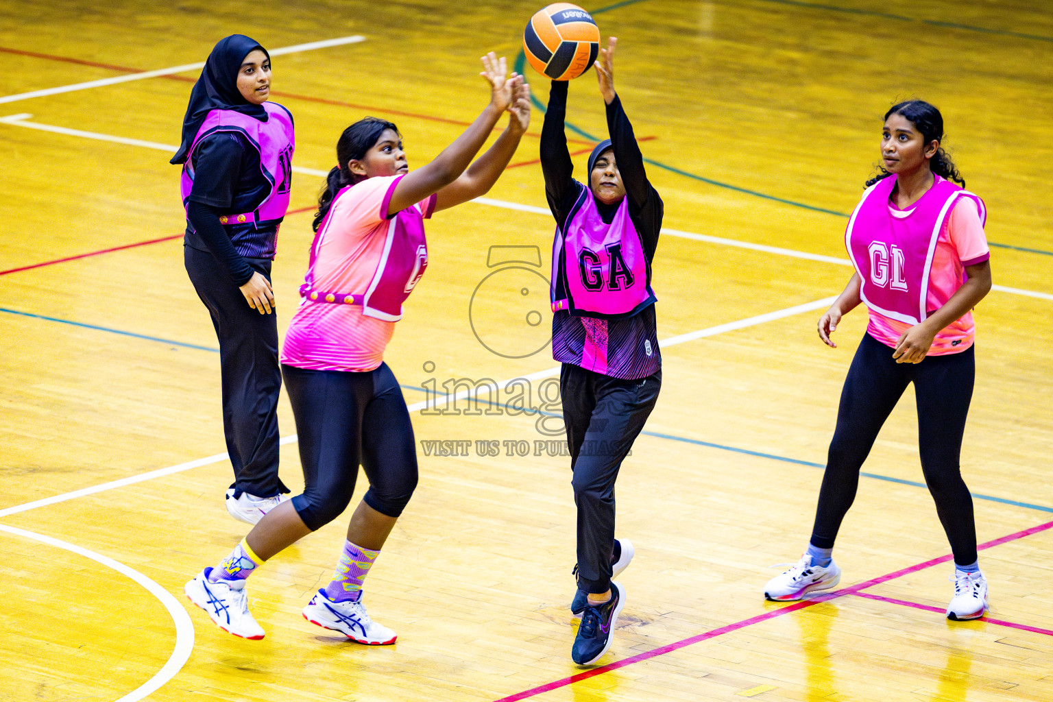 Day 5 of 21st National Netball Tournament was held in Social Canter at Male', Maldives on Sunday, 13th May 2024. Photos: Nausham Waheed / images.mv