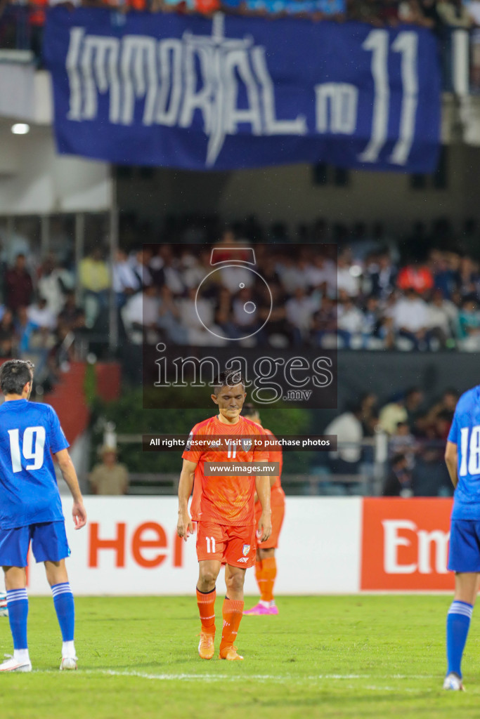 Kuwait vs India in the Final of SAFF Championship 2023 held in Sree Kanteerava Stadium, Bengaluru, India, on Tuesday, 4th July 2023. Photos: Hassan Simah / images.mv