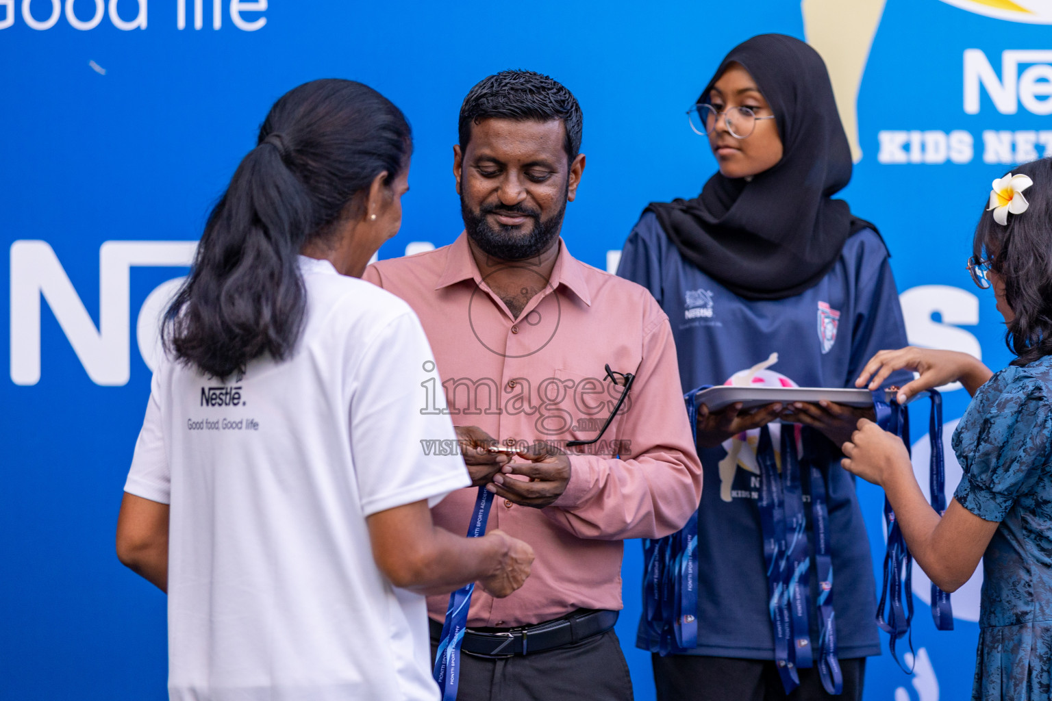 Day 3 of Nestle' Kids Netball Fest 2023 held in Henveyru Stadium, Male', Maldives on Saturday, 2nd December 2023.
Photos: Ismail Thoriq / images.mv