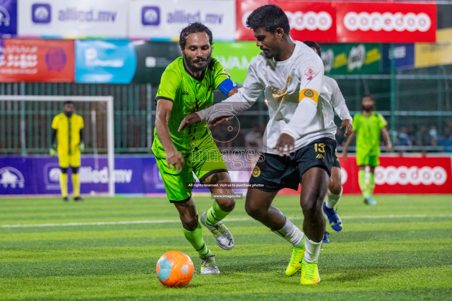 Team FSM Vs Prisons Club in the Semi Finals of Club Maldives 2021 held in Hulhumale, Maldives on 15 December 2021. Photos: Ismail Thoriq / images.mv