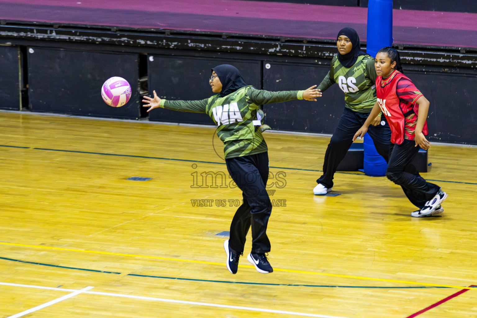Day 1 of Inter-School Netball Tournament 2025 was held in Social Center Indoor Hall on Saturday, 18th October 2025. Photos: Areef Adam / images.mv