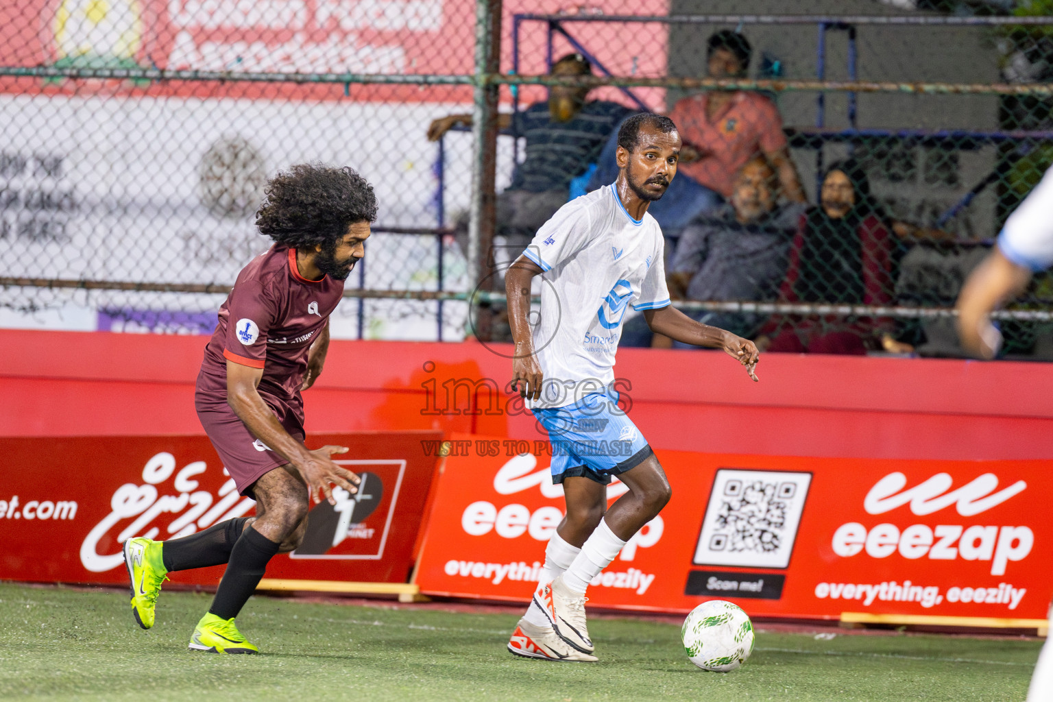 Smartown FC vs Maldives Post Limited in Day 7 of Office League 2025 was held on Tuesday, 22nd April 2025 in Hulhumale', Maldives. Photos: Ismail Thoriq / images.mv