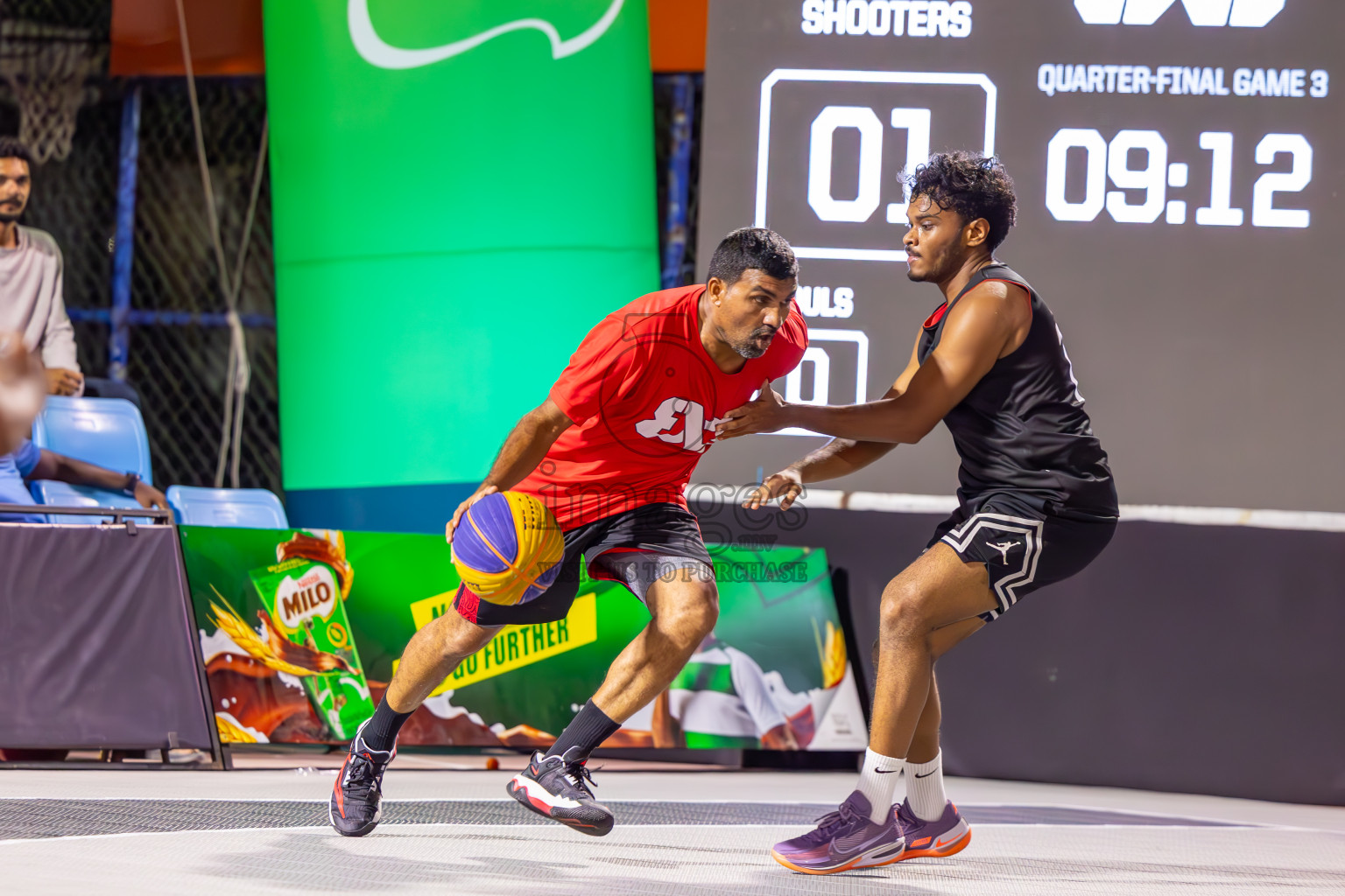 Day 6 of MILO Ramadan 3x3 Challenge 2024 was held in Ekuveni Outdoor Basketball Court at Male', Maldives on Sunday, 18th March 2024.
Photos: Ismail Thoriq / images.mv