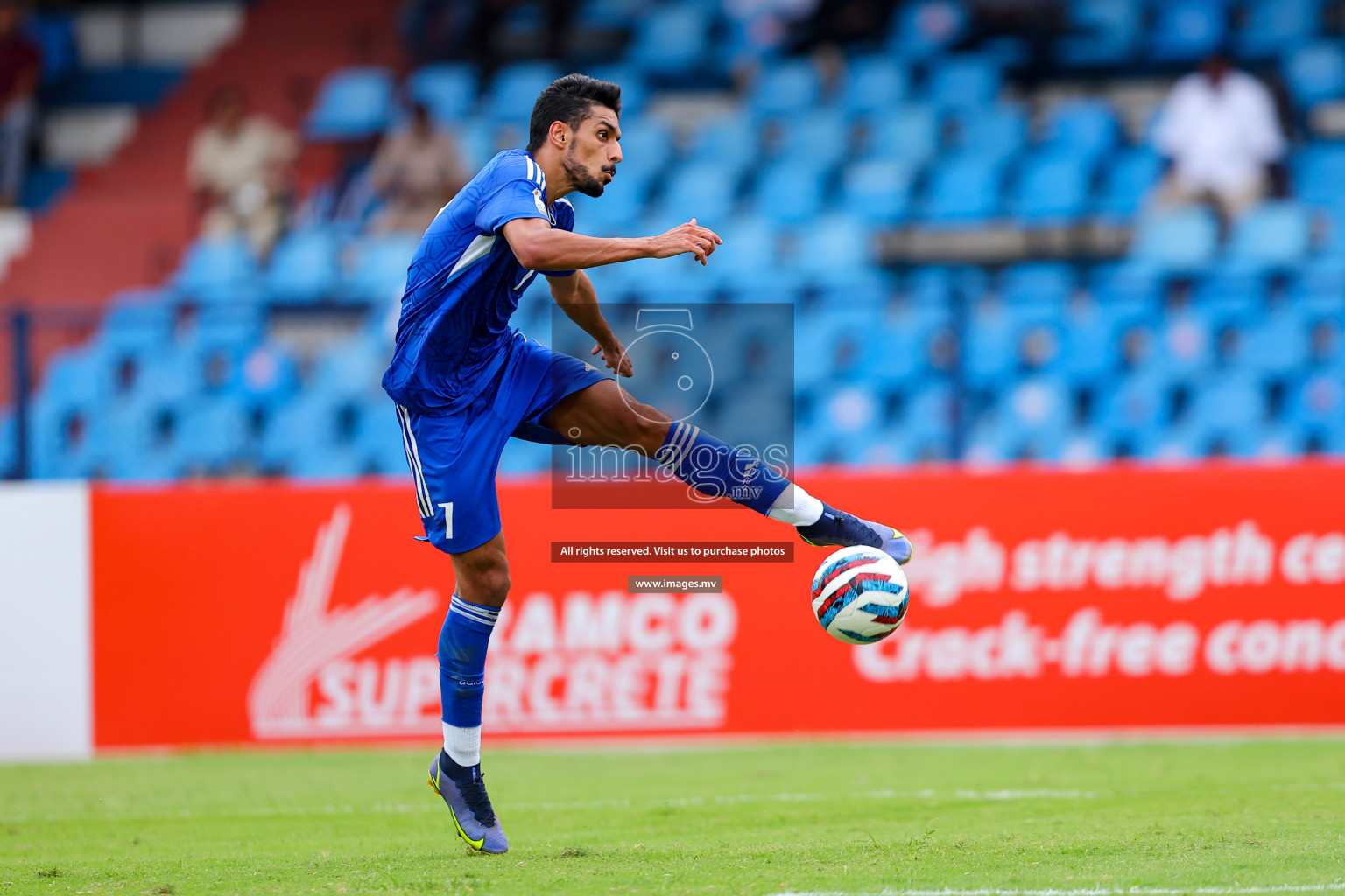 Kuwait vs Bangladesh in the Semi-final of SAFF Championship 2023 held in Sree Kanteerava Stadium, Bengaluru, India, on Saturday, 1st July 2023. Photos: Nausham Waheed, Hassan Simah / images.mv