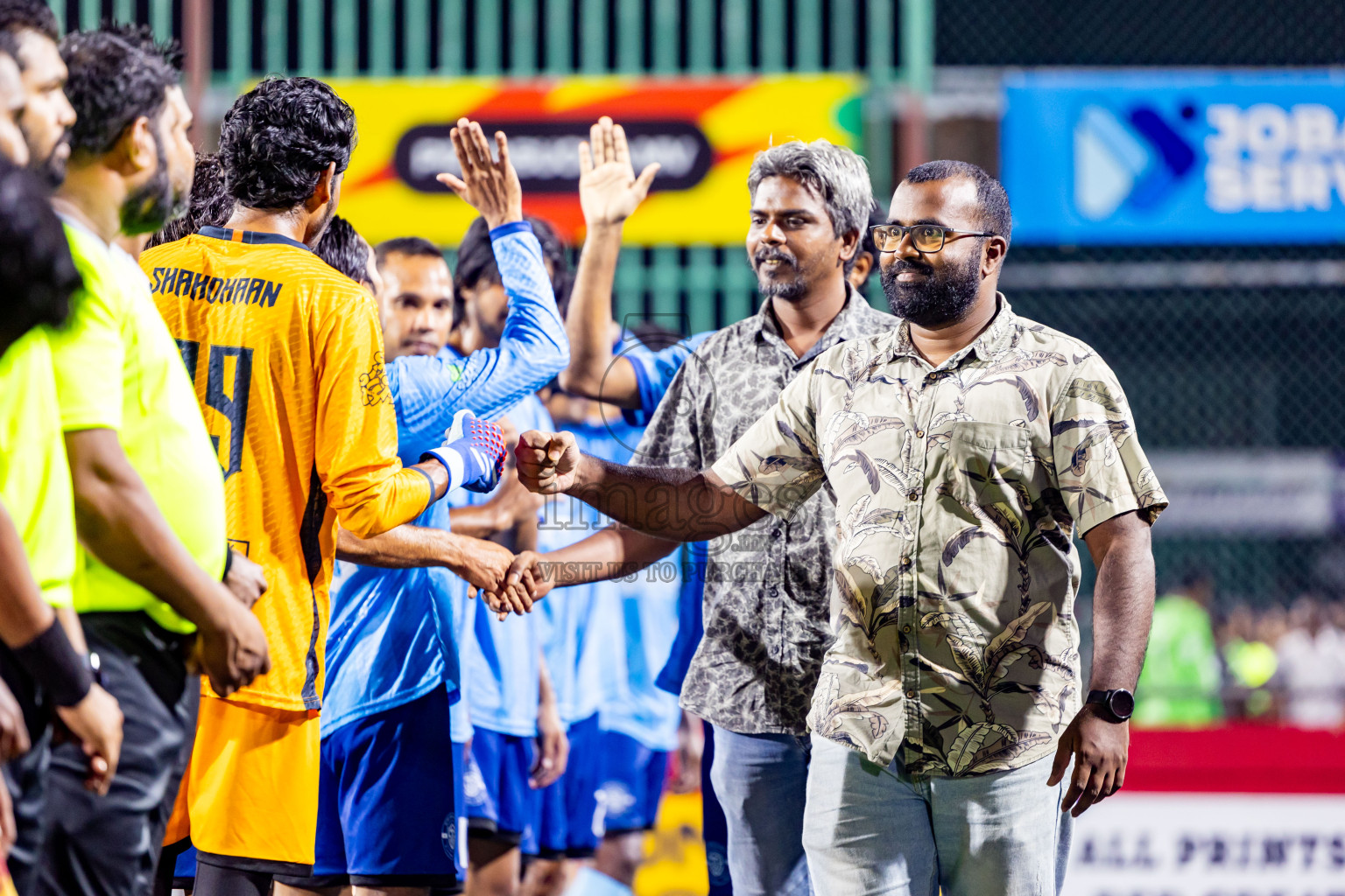 M Maduvvari VS M Dhiggaru in Day 8 of Golden Futsal Challenge 2025 was held on Sunday, 12th January 2025, in Hulhumale', Maldives Photos: Nausham Waheed , Ismail Thoriq / images.mv