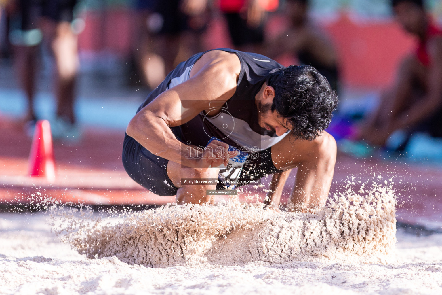 Day 2 of National Athletics Championship 2023 was held in Ekuveni Track at Male', Maldives on Saturday, 25th November 2023. Photos: Nausham Waheed / images.mv