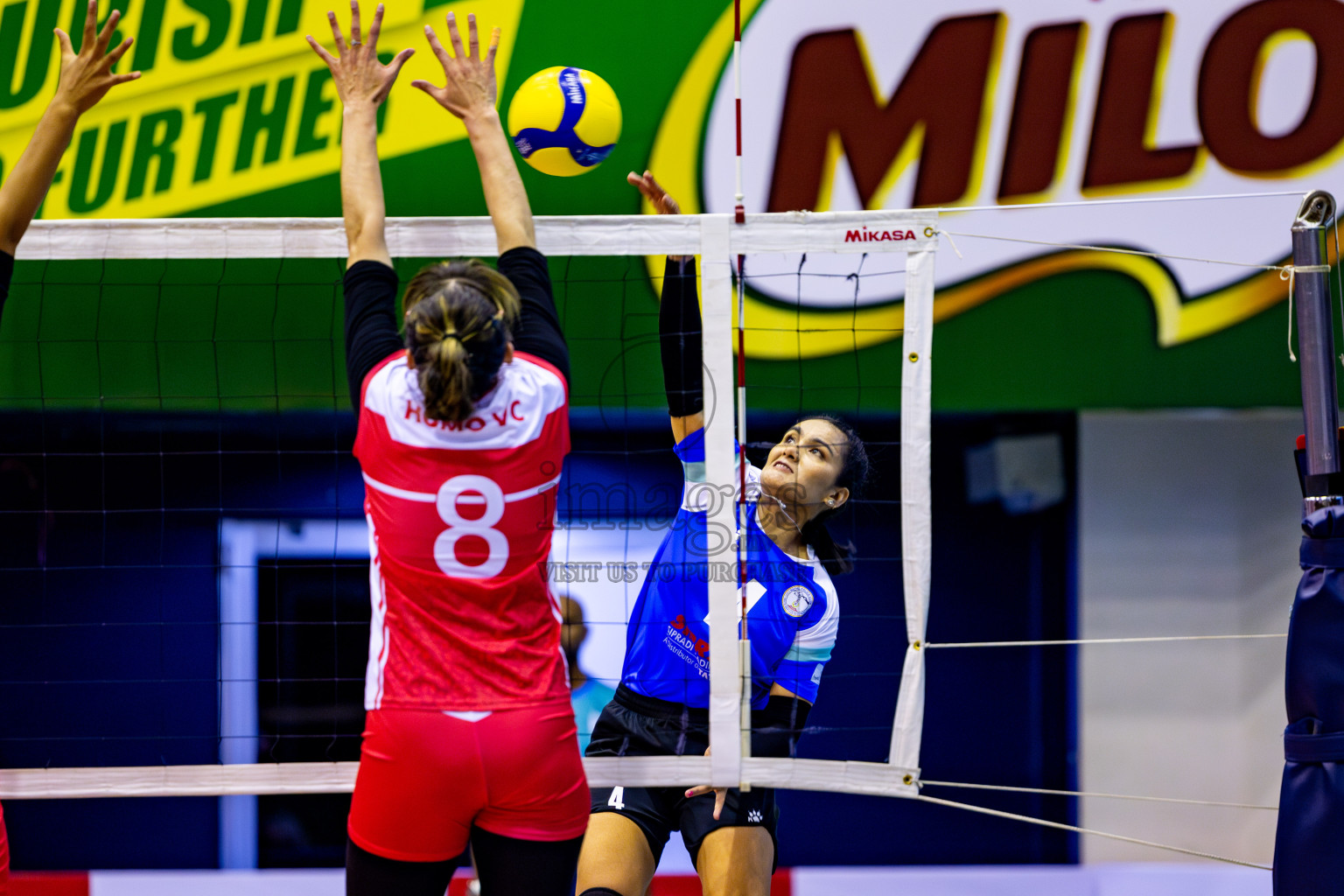 Nepal Police Club vs Humo VC in the Final of CAVA Woman's Volleyball Club Championship 2024 was held in Social Center, Male', Maldives on Saturday, 21st September 2024. Photos: Nausham Waheed / images.mv