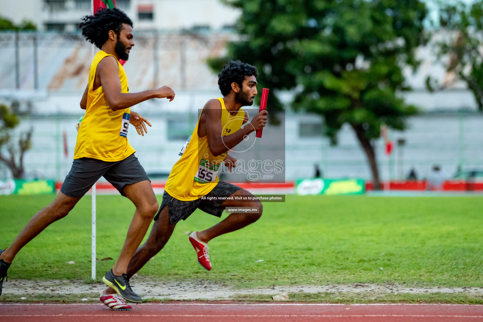 Day 2 of National Athletics Championship 2023 was held in Ekuveni Track at Male', Maldives on Friday, 24th November 2023. Photos: Hassan Simah / images.mv