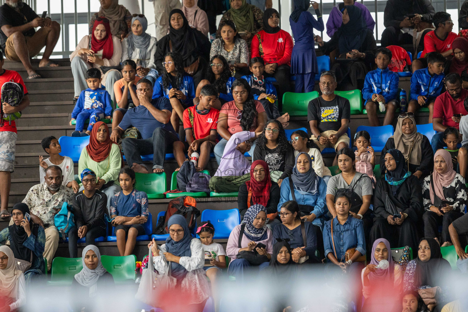 Day 1 of 20th Inter-school Swimming Competition 2024 held in Hulhumale', Maldives on Saturday, 12th October 2024. Photos: Ismail Thoriq / images.mv