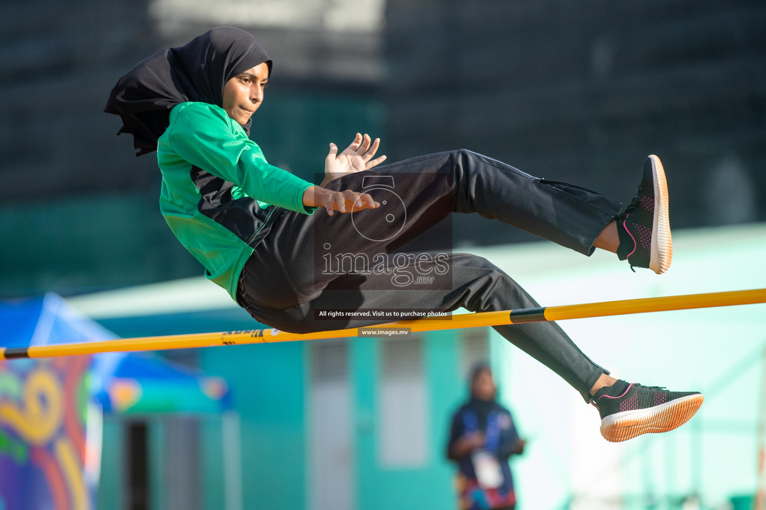 Day three of Inter School Athletics Championship 2023 was held at Hulhumale' Running Track at Hulhumale', Maldives on Tuesday, 16th May 2023. Photos: Nausham Waheed / images.mv