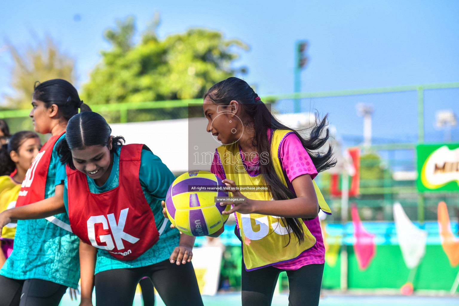 Day 8 of Junior Netball Championship 2022 on 11th March 2022 held in Male', Maldives. Photos by Nausham Waheed